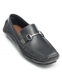 Great with jeans or chinos, these embellished moc toe drivers make a great addition to your casual wardrobe. Great with jeans or chinos, these embellished moc toe drivers make a great addition to your casual wardrobe.