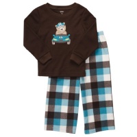 Carter's 2 Pc Boys Microfleece Pj's Set Race Car Bear Carter's 2 Pc Boys Microfleece Pj's Set Race Car Bear