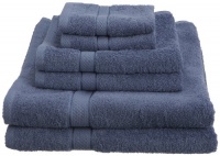 Pinzon Basics 100-Percent Egyptian Cotton 725-Gram 6-Piece Towel Set, Wedgewood Pinzon Basics 100-Percent Egyptian Cotton 725-Gram 6-Piece Towel Set, Wedgewood