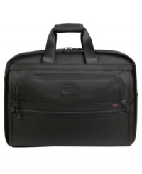 Designed with business in mind, this carry-on expands to fit the essentials for work and life. Crammed with organizational features, such as a removable accessory pouch and numerous organizer pockets, this case keeps track of your cargo, so you can focus on bigger things. Tumi quality assurance warranty. Designed with business in mind, this carry-on expands to fit the essentials for work and life. Crammed with organizational features, such as a removable accessory pouch and numerous organizer pockets, this case keeps track of your cargo, so you can focus on bigger things. Tumi quality assurance warranty.