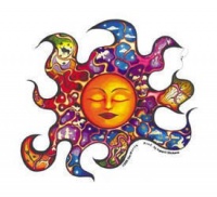 Dan Morris - Sleeping Sun - Sticker / Decal Dan Morris - Sleeping Sun - Sticker / Decal
