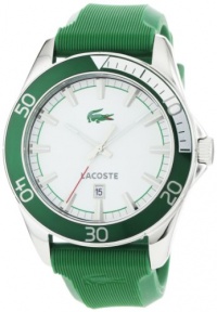 Lacoste Sport Navigator Green Rubber Mens Watch 2010550 Lacoste Sport Navigator Green Rubber Mens Watch 2010550