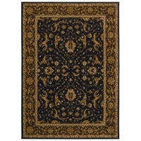 First Lady Somerset House Old Republic Black Rug Rug Size: Runner 2'6 x 7'9 First Lady Somerset House Old Republic Black Rug Rug Size: Runner 2'6 x 7'9