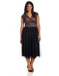 Jessica Howard Women's Plus-Size Sleeveless Surplus Bodice Dress Jessica Howard Women's Plus-Size Sleeveless Surplus Bodice Dress