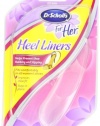 Dr. Scholl's For Her Heel Liners, 1 Pair (Pack of 6)