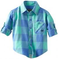 Woolrich Baby-boys Infant Signature Plaid Button Up, Blue, 12 Months Woolrich Baby-boys Infant Signature Plaid Button Up, Blue, 12 Months