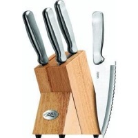 Douglas Quikut 4859 Ginsu 5-Piece Stainless Knife Prep Set, Natural Douglas Quikut 4859 Ginsu 5-Piece Stainless Knife Prep Set, Natural