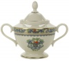 Lenox Autumn Gold-Banded Fine China Sugar Bowl with Lid