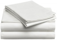 Pinzon 400-Thread-Count 100% Egyptian Cotton Hemstitch Queen Sheet Set, Eggshell Pinzon 400-Thread-Count 100% Egyptian Cotton Hemstitch Queen Sheet Set, Eggshell