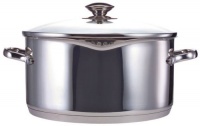 WearEver A8344665 Cook and Strain Stainless Steel 5-Quart Dutch Oven with Glass Straining Lid Dishwasher Safe Cookware, Silver WearEver A8344665 Cook and Strain Stainless Steel 5-Quart Dutch Oven with Glass Straining Lid Dishwasher Safe Cookware, Silver