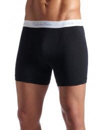 Calvin Klein Men's Flexible Fit Boxer Brief, Black, Medium