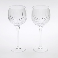This popular pattern, inspired by the creative energy of the New York artist neighborhood, features a generous bowl adorned by a brilliant contemporary cutting. The delicately etched stemware adds a graceful note to any gathering. Shown left to right: goblet, wine, flute, iced beverage. This popular pattern, inspired by the creative energy of the New York artist neighborhood, features a generous bowl adorned by a brilliant contemporary cutting. The delicately etched stemware adds a graceful note to any gathering. Shown left to right: goblet, wine, flute, iced beverage.