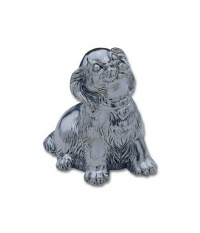 Reed & Barton Silver-plated Puppy Music Box