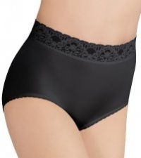 Wacoal Underwear Bodysuede Lace Waist Brief