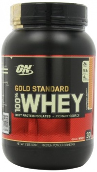 Optimum Nutrition 100% Whey Gold Standard, Strawberry Banana, 2 Pound Optimum Nutrition 100% Whey Gold Standard, Strawberry Banana, 2 Pound