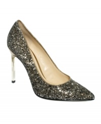 Eye-catching texture makes the classic shape of the Infiniti pumps by Enzo Angiolini a shoe collection must-have. Eye-catching texture makes the classic shape of the Infiniti pumps by Enzo Angiolini a shoe collection must-have.