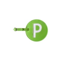 pb travel Leather Initial 'P' Luggage Tag pb travel Leather Initial 'P' Luggage Tag