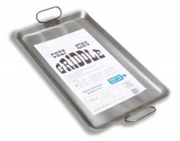 Chef King 7 Gauge Steel Griddle, 14 Inch x 23 Inch Chef King 7 Gauge Steel Griddle, 14 Inch x 23 Inch