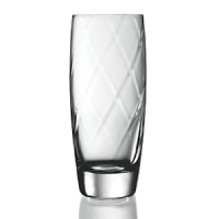 The gently curved forms and diamond patterns add optical flair to this higball. Delighting the eye is appropriate as Canaletto is named for one of the great 18th century Venetian painters. The gently curved forms and diamond patterns add optical flair to this higball. Delighting the eye is appropriate as Canaletto is named for one of the great 18th century Venetian painters.