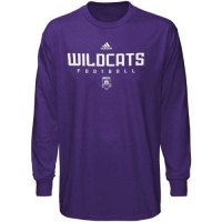 NCAA adidas Weber State Wildcats Purple Sideline Long Sleeve T-shirt NCAA adidas Weber State Wildcats Purple Sideline Long Sleeve T-shirt