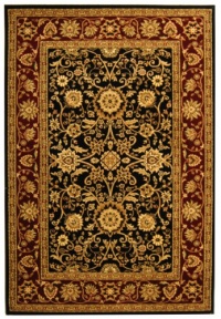 Safavieh Lyndhurst Collection LNH212G Black and Red Area Rug, 3-Feet 3-Inch by 5-Feet 3-Inch