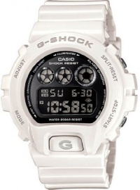 Casio G-Shock Mirror-Metallic White Mens Digital Watch - Casio DW6900NB-7