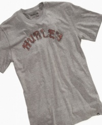 Throwback style. He can toss this Hurley logo tee around and it will still look fresh when he pulls it on. Throwback style. He can toss this Hurley logo tee around and it will still look fresh when he pulls it on.