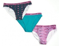 Calvin Klein Girls XL 14/16 Bikini Underwear, 3-Pack Multi Calvin Klein Girls XL 14/16 Bikini Underwear, 3-Pack Multi
