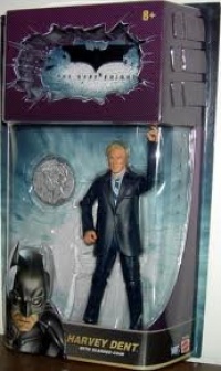 Batman Dark Knight Movie Master Exclusive Deluxe Action Figure Harvey Dent with Coin Batman Dark Knight Movie Master Exclusive Deluxe Action Figure Harvey Dent with Coin