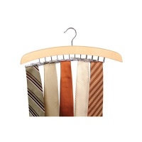 Natural Tie & Belt Wood Metal Hanger Holder Storage Closet Wardrobe Organizer Natural Tie & Belt Wood Metal Hanger Holder Storage Closet Wardrobe Organizer
