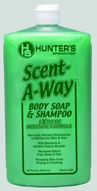 Hunter's Specialties Scent-A-Way Odorless Liquid Soap, 32-Ounce