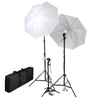 Cowboystudio Photography/Video Portrait Umbrella Continuous Triple Lighting Kit with Three Day Light CFL Bulbs, Umbrellas, Stands, and Carrying Case For Product, Portrait, and Video Shoots Cowboystudio Photography/Video Portrait Umbrella Continuous Triple Lighting Kit with Three Day Light CFL Bulbs, Umbrellas, Stands, and Carrying Case For Product, Portrait, and Video Shoots