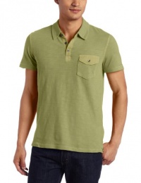Lucky Brand Mens Men's Vintage Slub Double Pocket Polo Tee Lucky Brand Mens Men's Vintage Slub Double Pocket Polo Tee