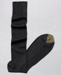 The ultra-smooth, ultra-comfortable, 100% nylon sock, a wardrobe staple for business and dress attire. Reinforced toe. Three pairs to a pack. The ultra-smooth, ultra-comfortable, 100% nylon sock, a wardrobe staple for business and dress attire. Reinforced toe. Three pairs to a pack.