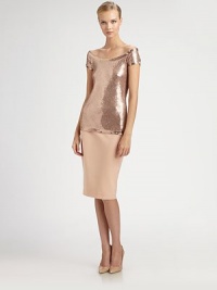 Dazzling allover sequins lend sparkle to this cashmere/silk blend style.Off-the-shoulder necklineCap sleevesAllover sequinsCashmere/silkDry cleanImported of Italian fabricModel shown is 5'10 (177cm) wearing US size Small. Dazzling allover sequins lend sparkle to this cashmere/silk blend style.Off-the-shoulder necklineCap sleevesAllover sequinsCashmere/silkDry cleanImported of Italian fabricModel shown is 5'10 (177cm) wearing US size Small.