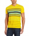 Company 81 Men's V-Neck Stripped Tee