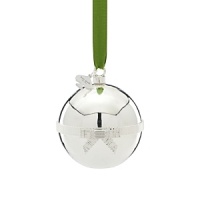 Tuck small gifts and keepsakes inside this gleaming silver-plated ornament from kate spade new york. It has a colorful enamel interior that features a whimsical holiday phrase, and suspends from a sturdy ribbon. Tuck small gifts and keepsakes inside this gleaming silver-plated ornament from kate spade new york. It has a colorful enamel interior that features a whimsical holiday phrase, and suspends from a sturdy ribbon.
