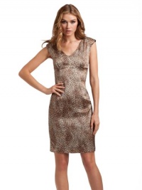GUESS by Marciano Clay Baby Cheetah Cap-Sleeve Dress, HAZELNUT MULTI (4) GUESS by Marciano Clay Baby Cheetah Cap-Sleeve Dress, HAZELNUT MULTI (4)