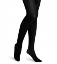 HUE Super Opaque Control Top Tights, 4, Black HUE Super Opaque Control Top Tights, 4, Black