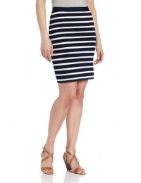 Pink Tartan Women's Stripe Power Stretch Pencil Skirt Pink Tartan Women's Stripe Power Stretch Pencil Skirt