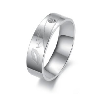 MiniBlue Kiss Ring Male Rings Size 10 US MiniBlue Kiss Ring Male Rings Size 10 US