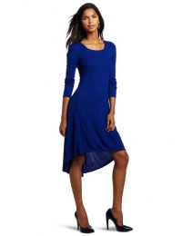 BCBGMAXAZRIA Women's Taryn High Low Hem Rib Knit Dress, Royal Blue, X-Small BCBGMAXAZRIA Women's Taryn High Low Hem Rib Knit Dress, Royal Blue, X-Small