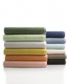 Martha Stewart Collection Low-Twist Wash Towel, 12 x 12 Milk / White
