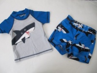 Carter's Swimwear Set 2-piece Set Infant/boys Sharks Blue (4T) Carter's Swimwear Set 2-piece Set Infant/boys Sharks Blue (4T)