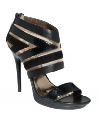 The Sasha sandals by DKNYC are tall and sexy; the mesh netting across the top makes them tough too. The Sasha sandals by DKNYC are tall and sexy; the mesh netting across the top makes them tough too.
