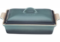 Le Creuset Heritage Stoneware 12 x 9 Covered Stoneware Rectangular Dish, Fennel Le Creuset Heritage Stoneware 12 x 9 Covered Stoneware Rectangular Dish, Fennel