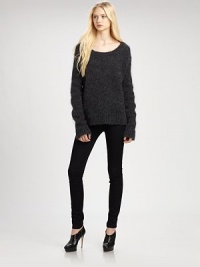 Crafted with a boyfriend fit and plush mohair, this pared-back boatneck has ribbed trim and hits below the hips. BoatneckDropped shouldersLong sleevesRibbed cuffs and hemLonger length hits below the hips62% mohair/38% polyamideDry cleanImported of Italian fabricModel shown is 5'9½ (176cm) wearing US size Small. Crafted with a boyfriend fit and plush mohair, this pared-back boatneck has ribbed trim and hits below the hips. BoatneckDropped shouldersLong sleevesRibbed cuffs and hemLonger length hits below the hips62% mohair/38% polyamideDry cleanImported of Italian fabricModel shown is 5'9½ (176cm) wearing US size Small.