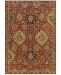 Laden with all the intricate loom-work of an ancient Persian design, the Premier area rug from Dalyn reinvents this beautiful tradition for the Modern home. Made in Egypt of durable polypropylene and shimmering polyester fibers, it provides any room with captivating texture and added dimension. Laden with all the intricate loom-work of an ancient Persian design, the Premier area rug from Dalyn reinvents this beautiful tradition for the Modern home. Made in Egypt of durable polypropylene and shimmering polyester fibers, it provides any room with captivating texture and added dimension.