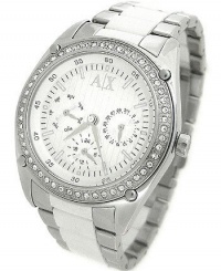 Armani Exchange Bracelet Silver-Tone Dial Women's Watch #AX5033 Armani Exchange Bracelet Silver-Tone Dial Women's Watch #AX5033