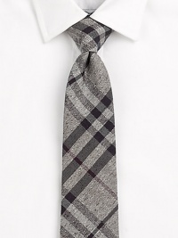 A textured approach to a sartorial staple, this masculine, muted plaid design is woven in fine Mulberry silk.About 3 wideMulberry silkDry cleanMade in Great Britain A textured approach to a sartorial staple, this masculine, muted plaid design is woven in fine Mulberry silk.About 3 wideMulberry silkDry cleanMade in Great Britain